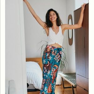 Farm Rio Anthropologie maxi skirt